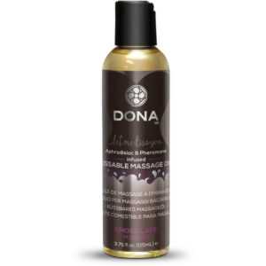 DONA kissable Massage Oil Chocolate Mousse - masážní olej čokoláda (110ml)