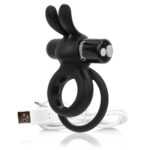 The Screaming O - rechargeable vibrating penis ring (black)