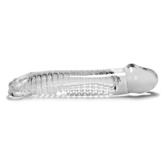 OXBALLS Muscle - ribbed penis sheath (translucent)