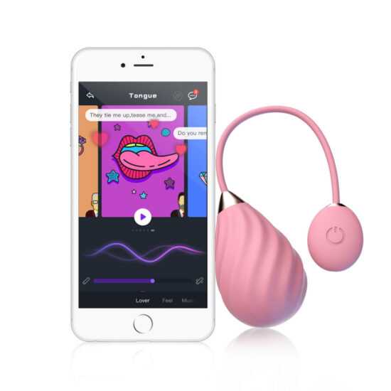 Magic Motion Sundae - smart rechargeable vibrating egg (pink)