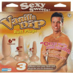 Vanilla Dip 3 dílný set anal plug